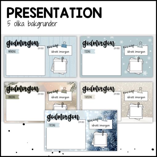 CANVA: presentationer vinter