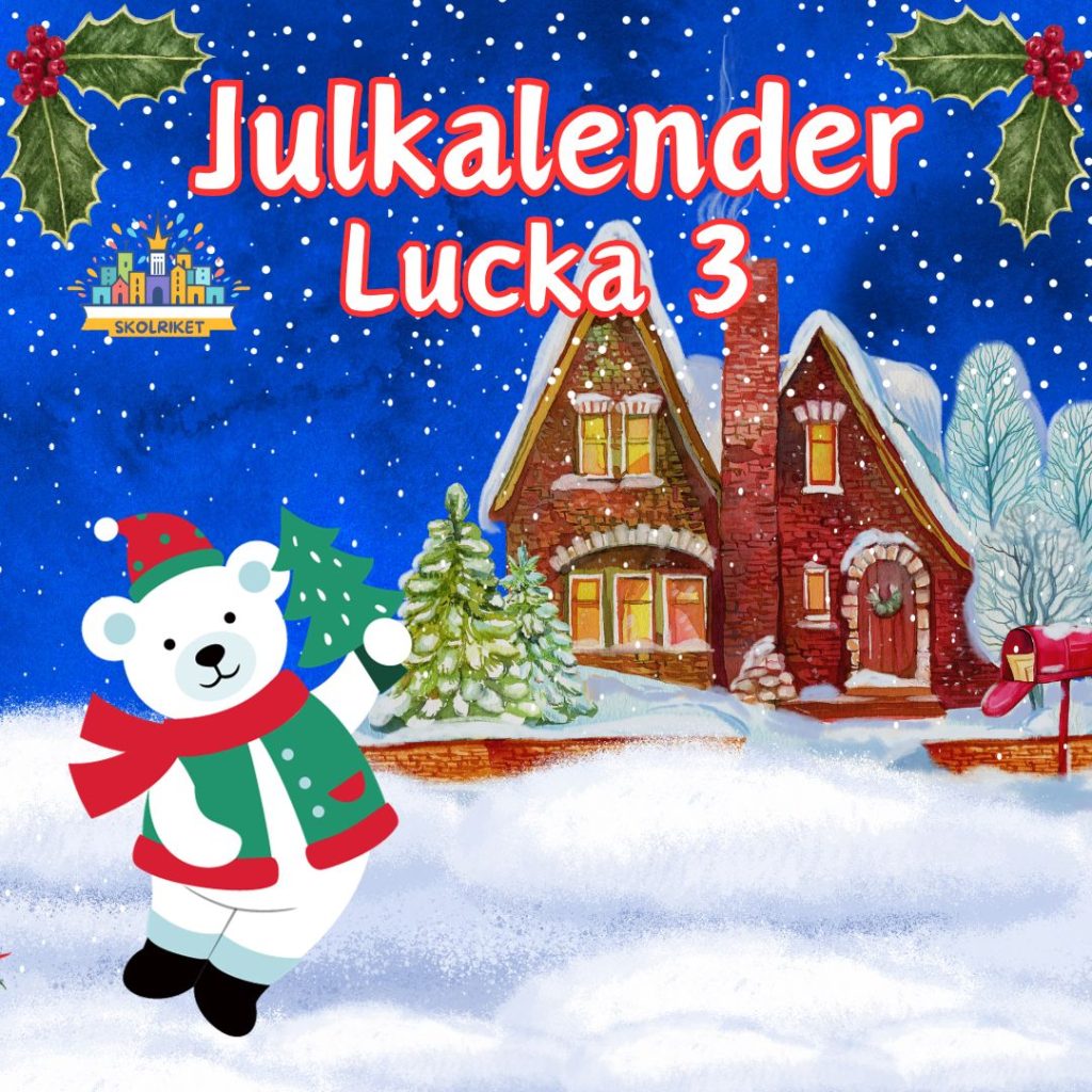 Skolrikets Julkalender Lucka 3: Hitta 10 Djur