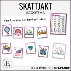 Skattjakt med sagotema