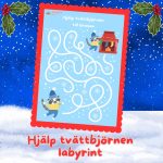 Skolrikets Julkalender Lucka 4: Hjälp Tvättbjörnen Labyrint - bild 2