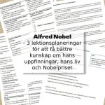 Alfred Nobel – lektionsplaneringar - bild 1