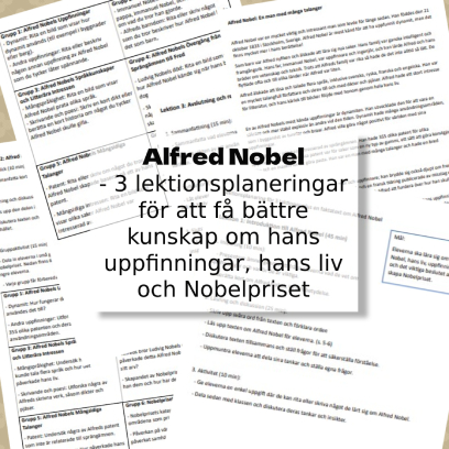 Alfred Nobel – lektionsplaneringar