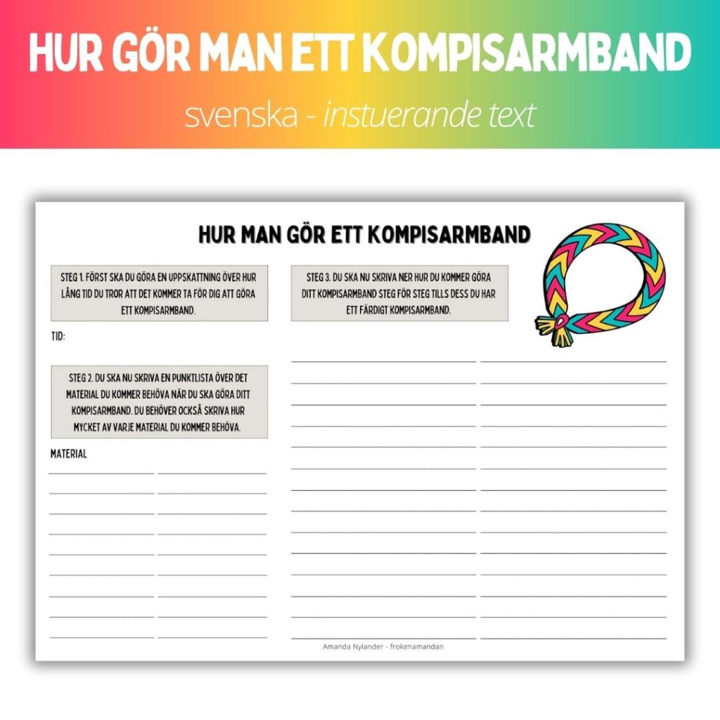 Instruerande text – hur gör man blåser en bubbla med tuggummi