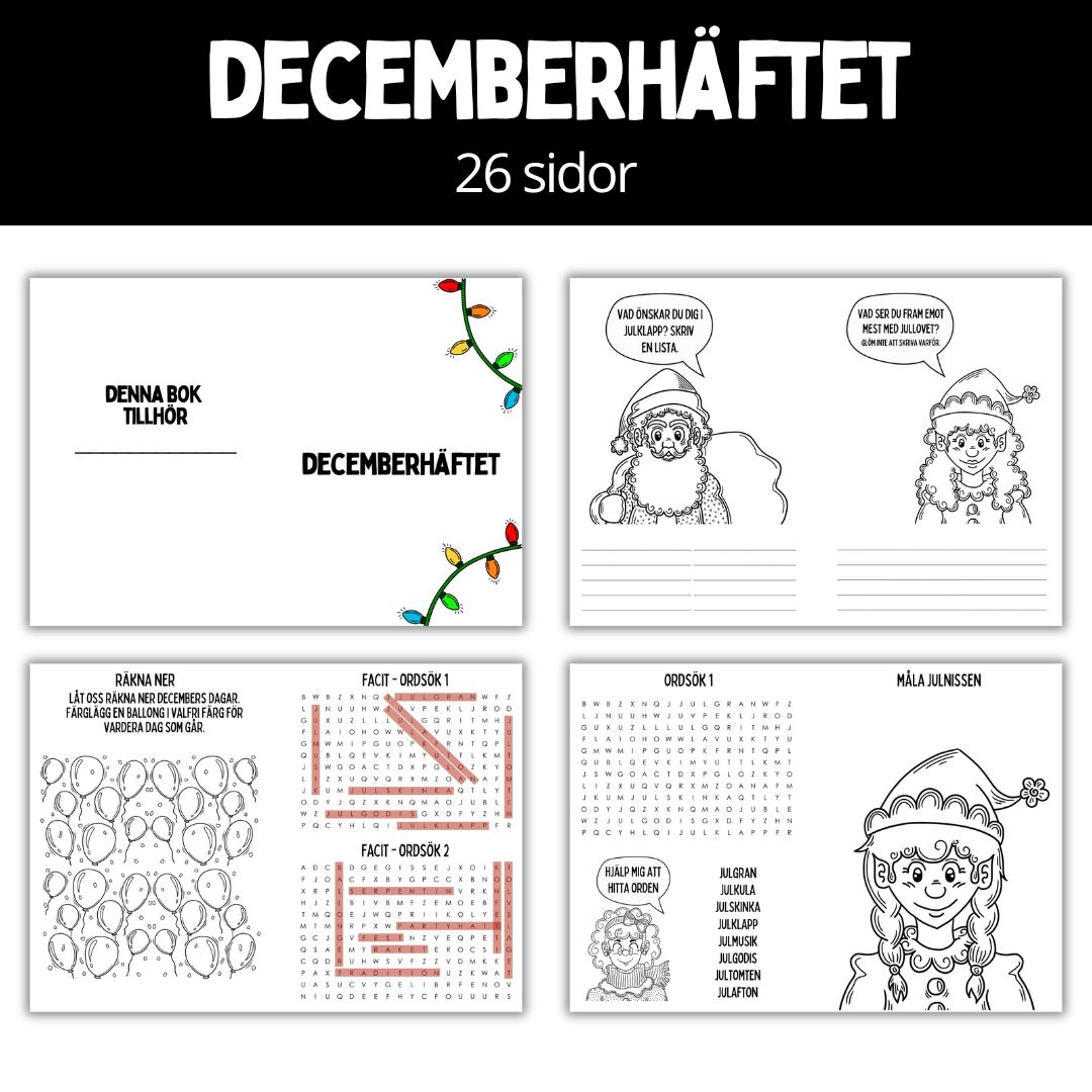 Decemberhäftet - 26 sidor