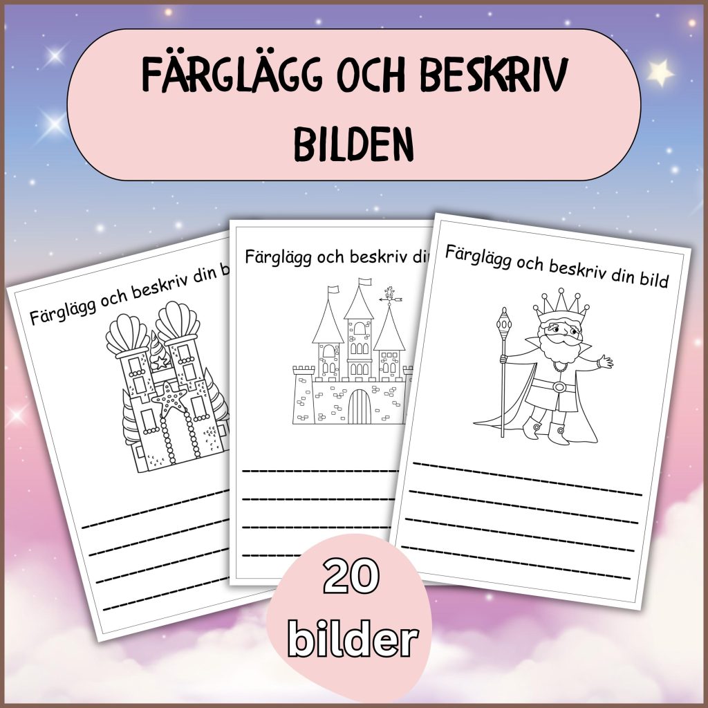 Barnboksveckan: färgglägga sagobilder