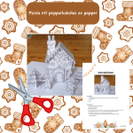 Julpyssel pepparkakshus - bild 1