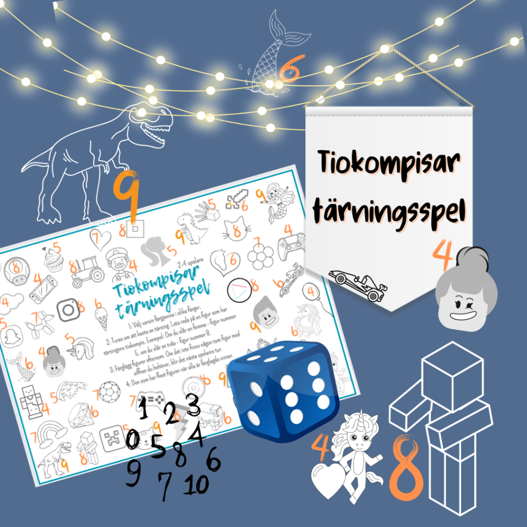 Tiokompisar tärningsspel