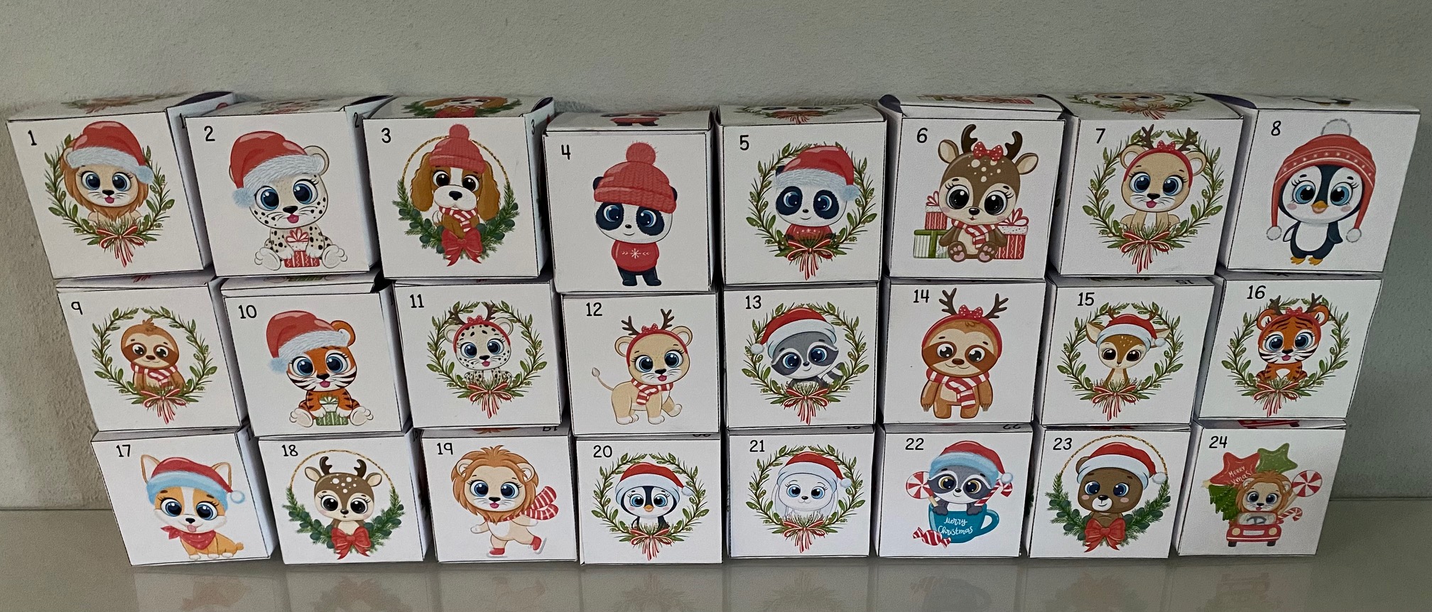 Julkalender - 24 lådor