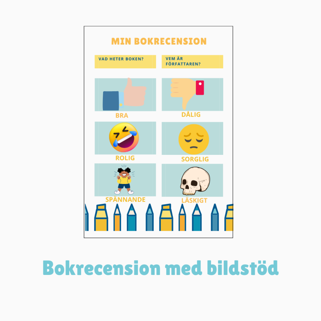 Bokrecension med bildstöd