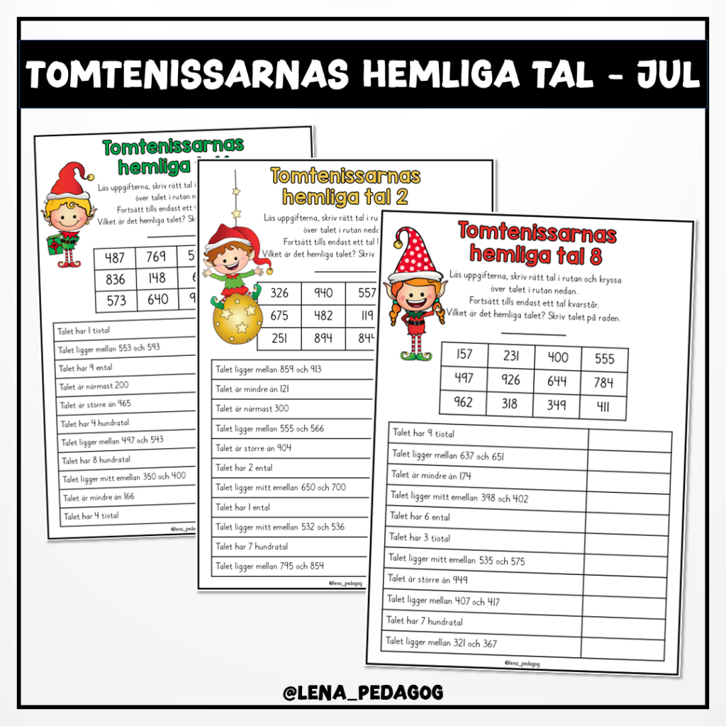 Tomtenissarnas hemliga tal