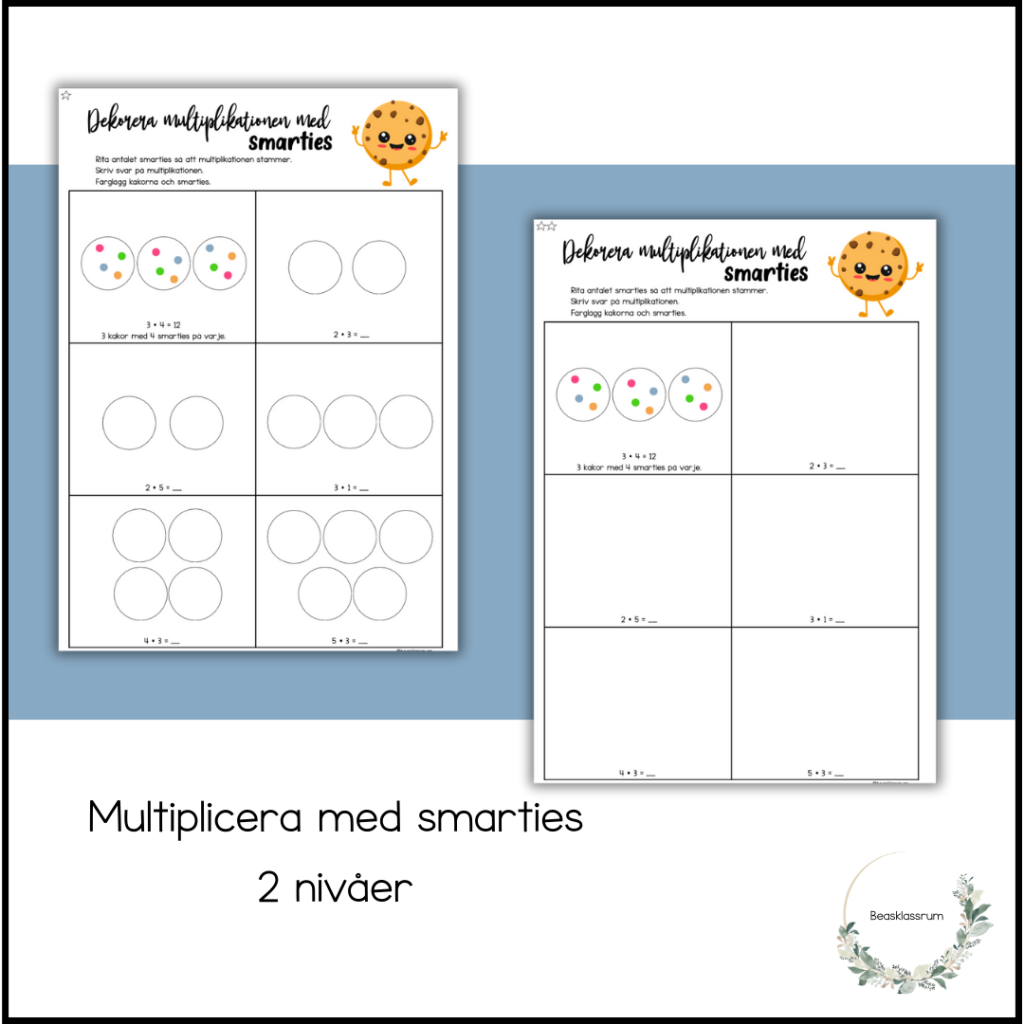 Multiplicera med kakor