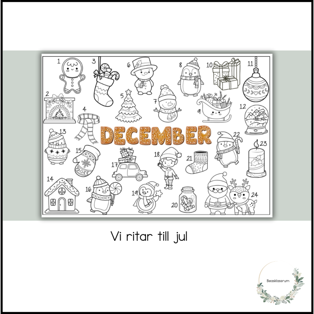 Julkalender – vi ritar till jul