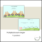 Multiplikationsstrategier – skyltar - bild 1