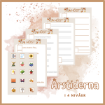 Arbetsblad årstiderna i 4 nivåer - bild 1