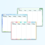 Planeringsmall – tre designer, två varianter - bild 1