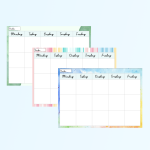 Planeringsmall – tre designer, två varianter - bild 2