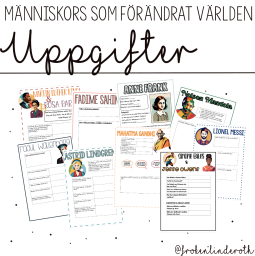Människor som har förändrat världen - faktatext