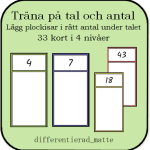 Träna på tal och antal - bild 1