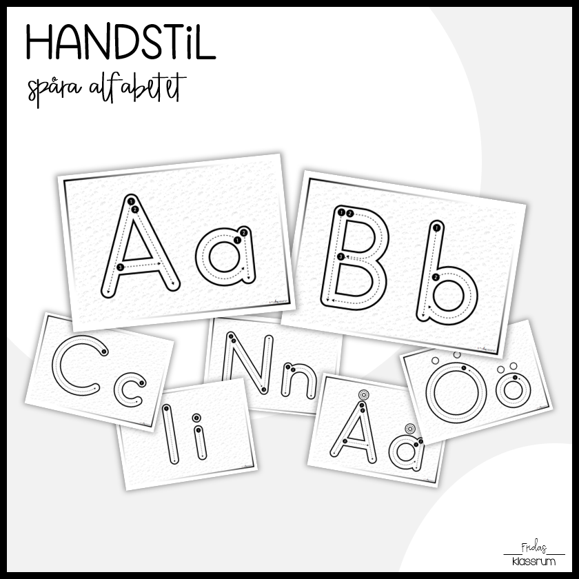 Spårkort: Alfabetet