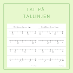 Tal på tallinjen - bild 1