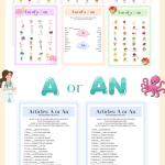 A or An arbetshäfte (7 arbetsblad med bildstöd) - bild 1