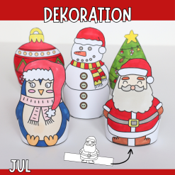 Julpyssel - gör egen juldekoration