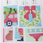 Pixelbilder – färglägg dolda motiv jul - bild 4