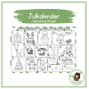 Julkalender (färglägg, nedräkning till julen)
