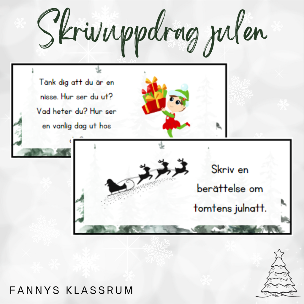 Skrivuppdrag julen