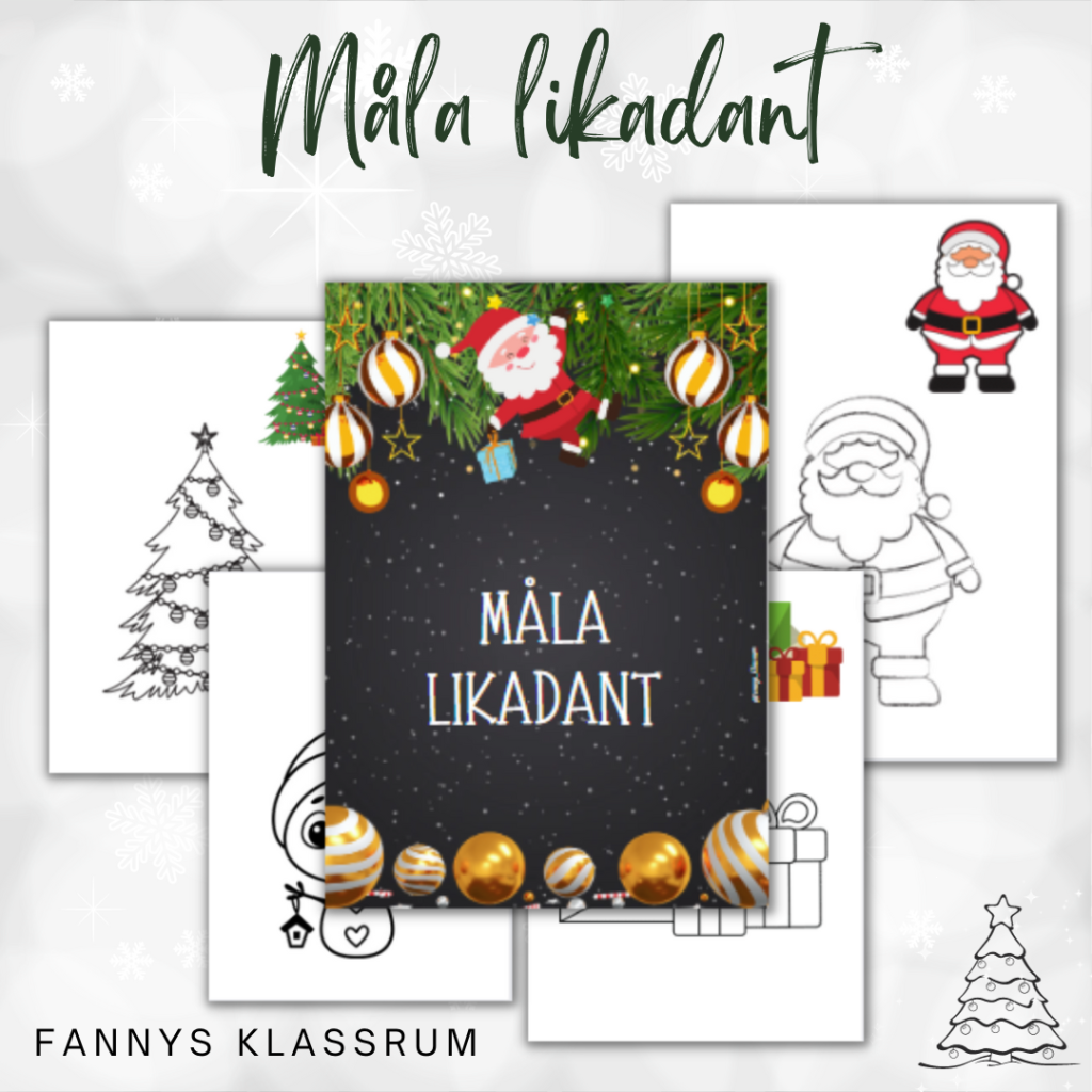 Måla likadant jul