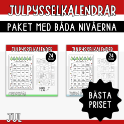 KOMBO julkalender original & julkalender extra enkel