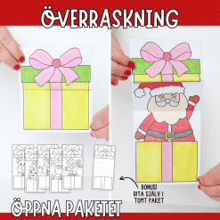 Julpyssel - julklappar som öppnas