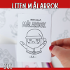 Min lilla målarbok - julpyssel målarbilder