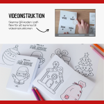 Min lilla målarbok – julpyssel målarbilder - bild 3