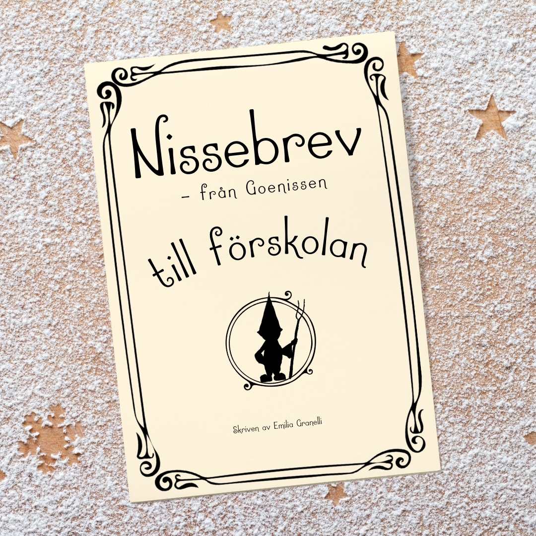 Nissebrev från Goenissen - till förskolan