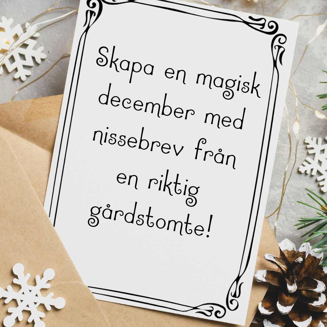 Nissebrev från Lillhättgubben - till skolan