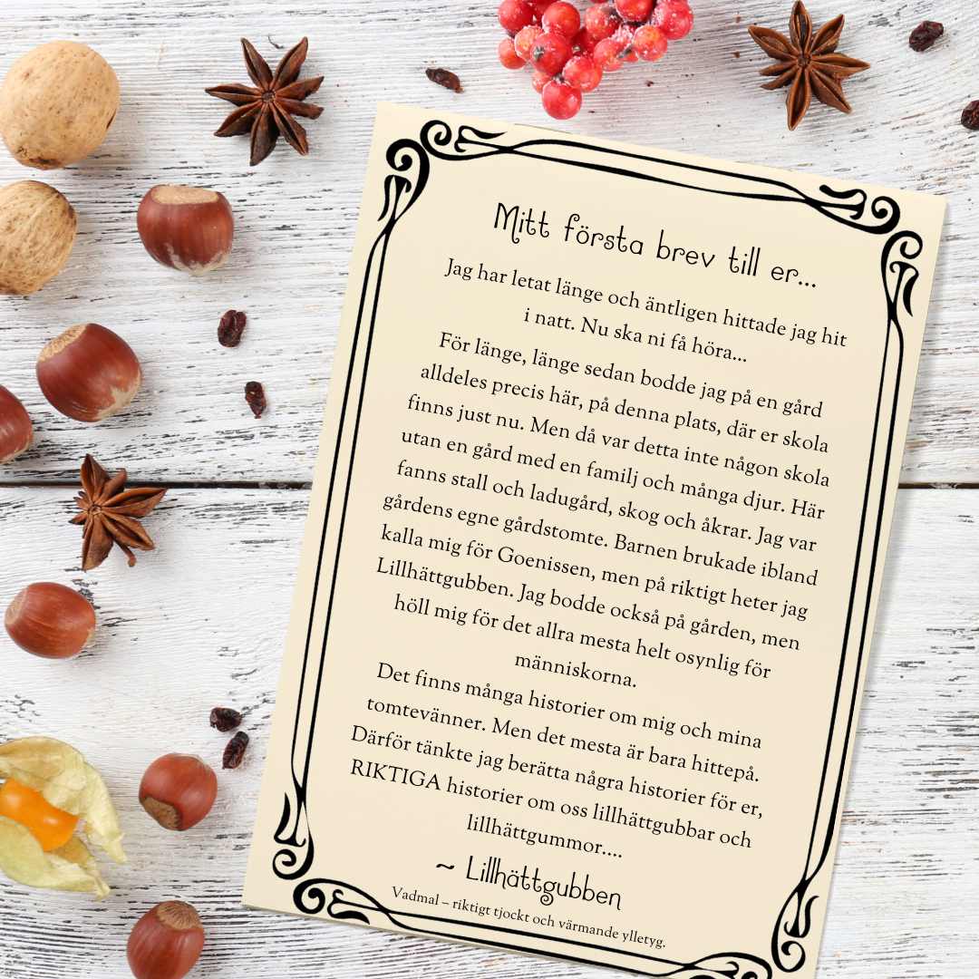 Nissebrev från Lillhättgubben - till skolan