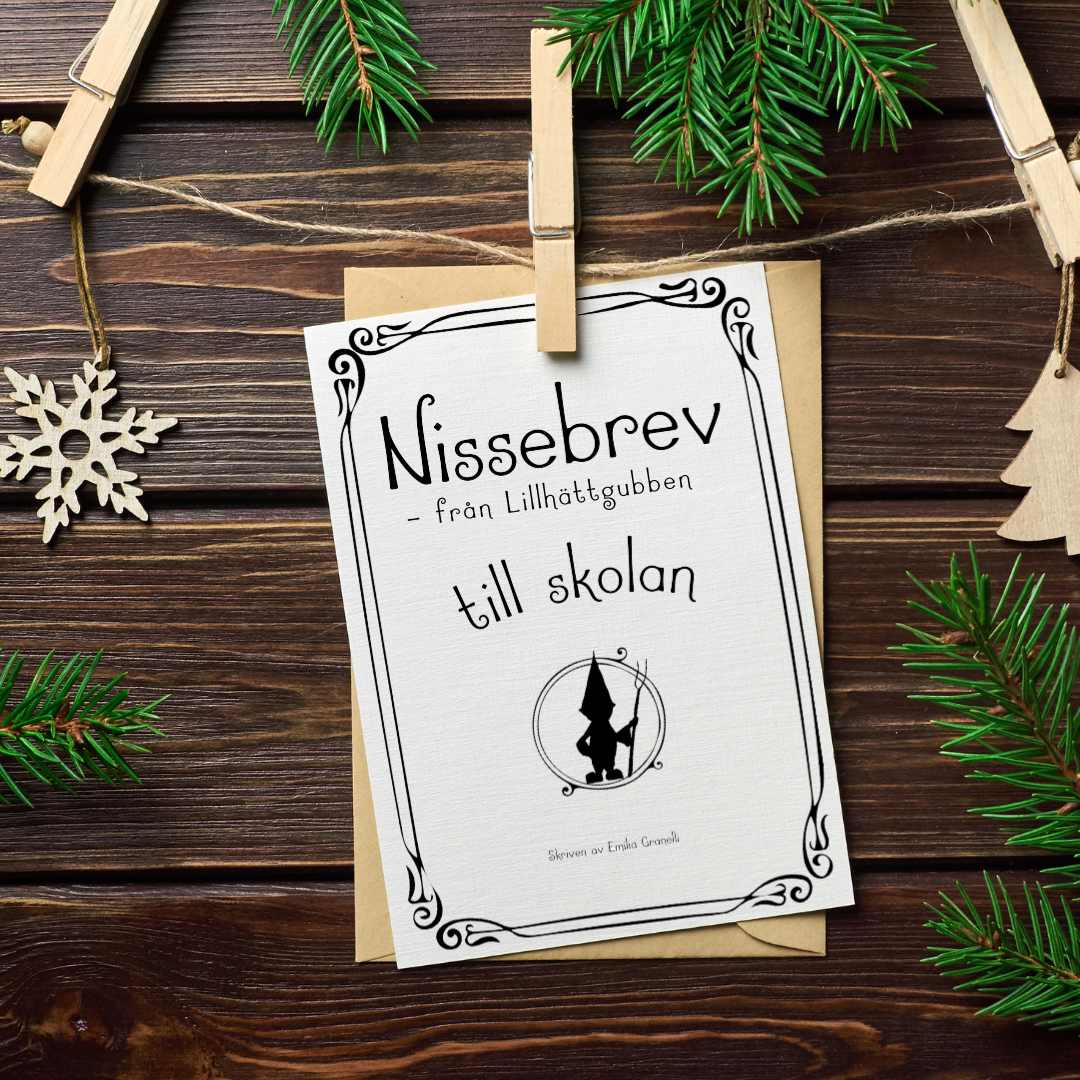 Nissebrev från Lillhättgubben - till skolan