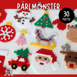 30 mönster till pärlplattor – tema jul - bild 1