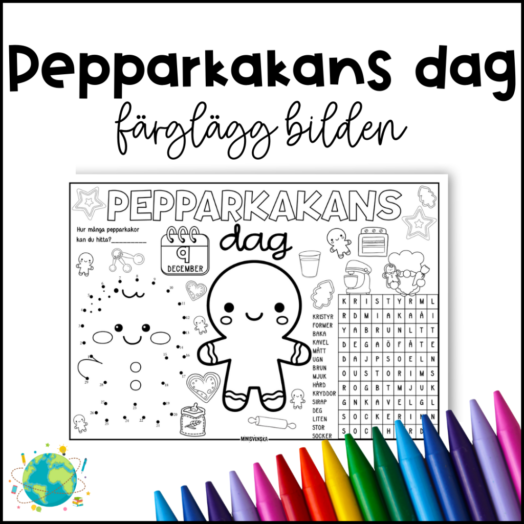 Måla pepparkakans dag