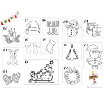 Julkalender färglägg - bild 3