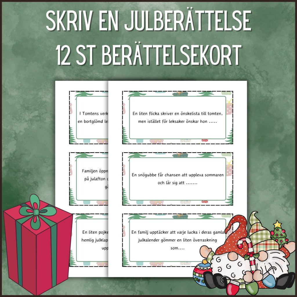 Jul berättelsekort (12st)