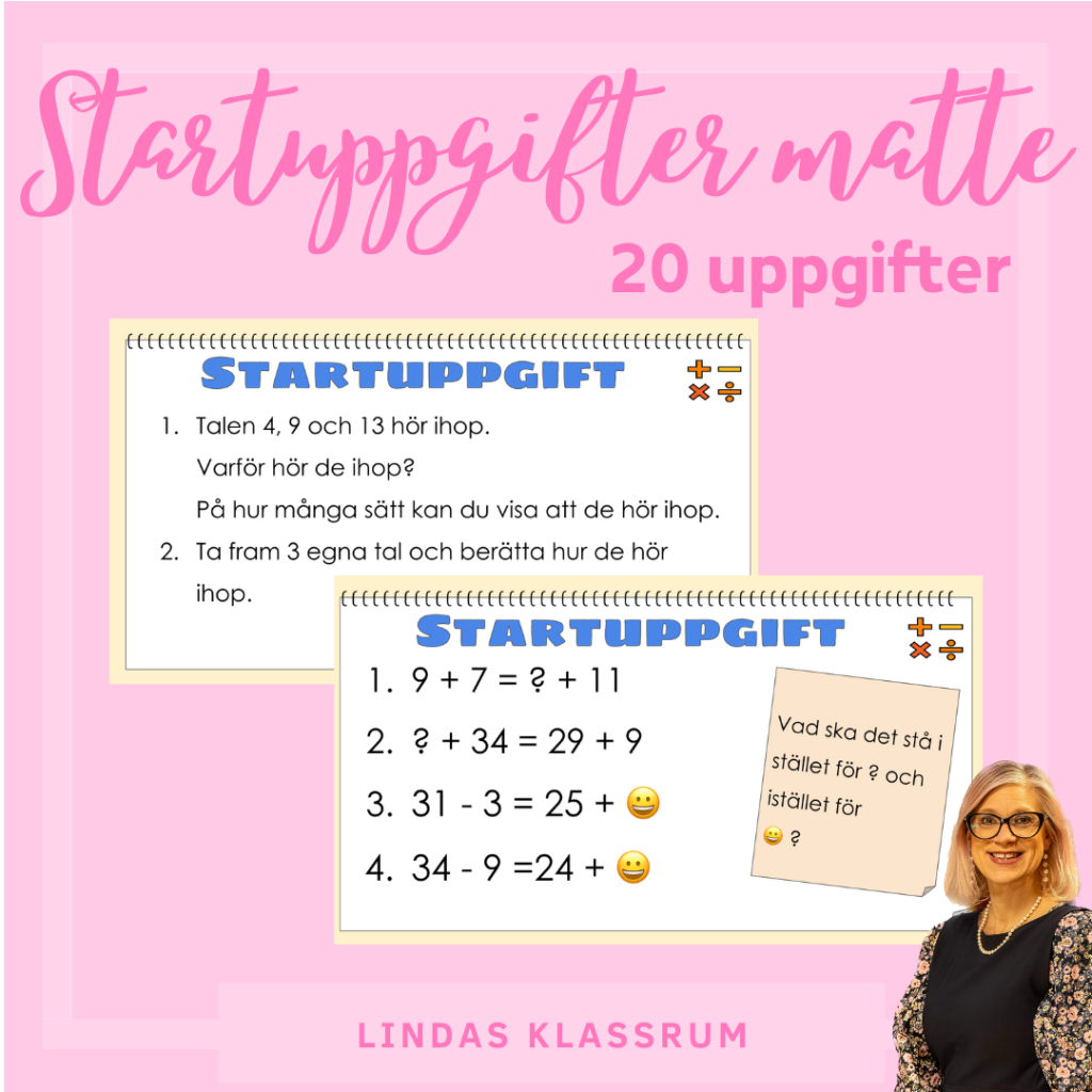 Startuppgifter matematik 1