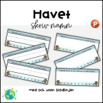 Havet – Namnskyltar - bild 1