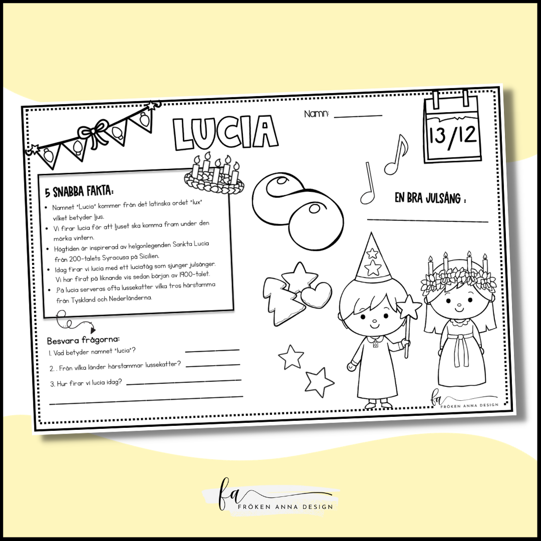 Faktablad: Lucia