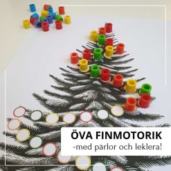 Öva finmotorik - jultema