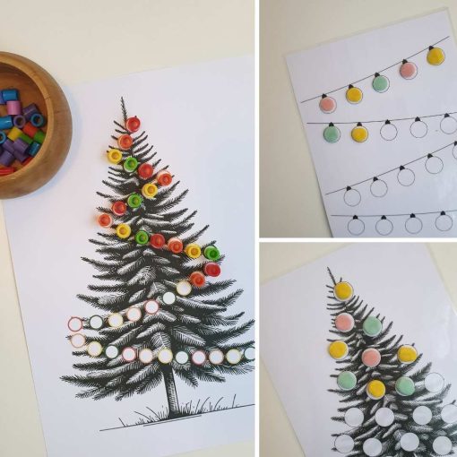 Öva finmotorik - jultema