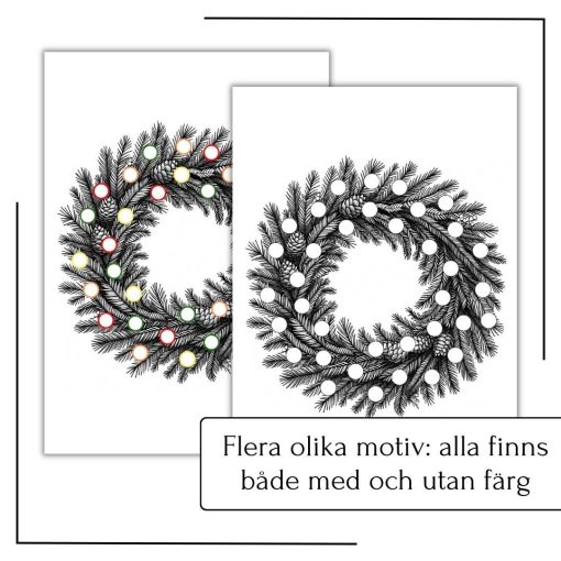 Öva finmotorik - jultema