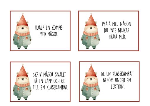 Snälluppdrag 20 kort