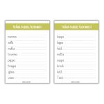 Träna Tj-ljudet – 8 stenciler - bild 3